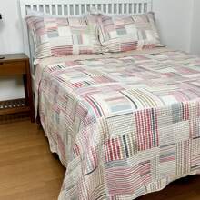 Boutis Ultrasonic Double-Sided 3-Piece Bedspread Kit With Pillowcase - Atlanta - View 2