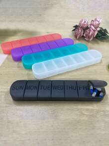 Hộp đựng thuốc di động, vật dụng cần thiết khi đi du lịch, hộp đựng thuốc chống ẩm, có thể tái sử dụng, unisex, ngăn đựng thuốc hàng ngày, có thể chứa vitamin, thuốc và thực phẩm chức năng, cần thiết cho gia đình, du lịch, văn phòng ngoài trời, tựu trường, kỳ nghỉ biển, du lịch hè, đồ dùng học tập. - Nhiều màu - Xem 10