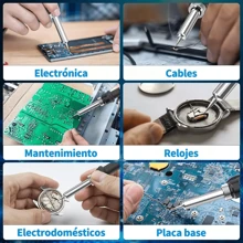 Estación De Cautín Tipo Lápiz Pistola De Calor 2 En 1 - Tipo de Enchufe A USA (110-127V) - Ver 6