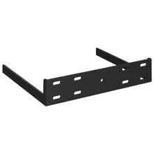 Stylish Black Floating Wall Shelf 23x23x3.8 Cm Modern Home Decor Storage Solution Outdoor Decor - Black - View 5