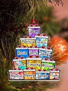 Đồ trang trí Giáng sinh hình khủng long cưỡi ngựa bằng Acrylic tùy chỉnh được cá nhân hóa bằng ảnh của bạn Đồ trang trí ngày lễ độc đáo có hình ảnh trẻ em cưỡi khủng long lễ hội được trang trí bằng đèn Giáng sinh Thêm tên và ảnh của riêng bạn để có một món quà vui nhộn và đáng nhớ - Nhiều màu - Xem 5