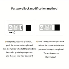 A5 Cute Password Notebook With Lock, Diary Notebook, New Style Unisex Password Notebook, Minimalist Memo Pad,School Supplies,Back To School