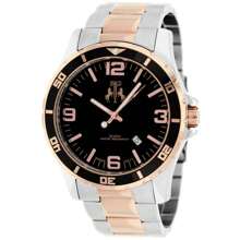 Jivago Men's Ultimate Swiss Parts Quartz  Two-Tone Silver/Rose Gold Bracelet Round Watch - 均碼 - 查看 1