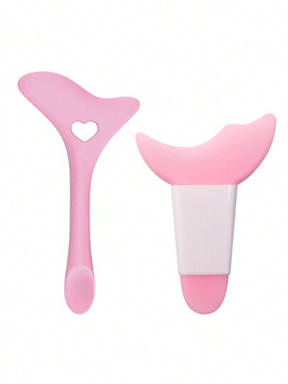 2pcs Multifunctional Makeup Eyeliner Stencil,Silicone Reusable Waterproof Tool For Liner Makeup Brush Pen Stamp Thin Sharpener Cat Eyes Smoky Eye Small Angled Wing Tip, Eyeliner Molds Guide Template For Quick And Easy Makeup,Silicone Eyeliner Assist Tool