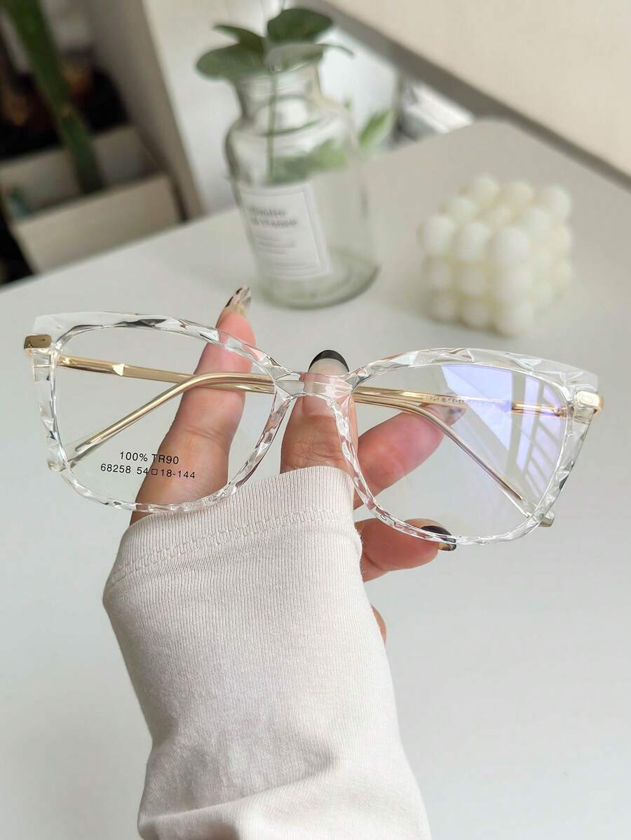 BRUNO CHIQUE Women's Prescription Glasses Frame 3D TR - Trong sáng - Xem 1