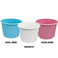 Kit 20 Popcorn Bucket Party Favors Decorative - Màu xanh nhạt - Xem 2