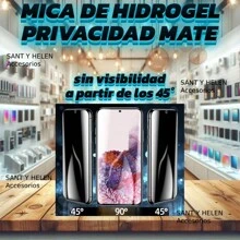 Mica de Hidrogel para ZTE Calidad HD, Mate, Privacidad mate, Anti blue light, Colorul pzs. Frontales adecuadas para modelos curvos y normales. - Privacidad Mate - Ver 4