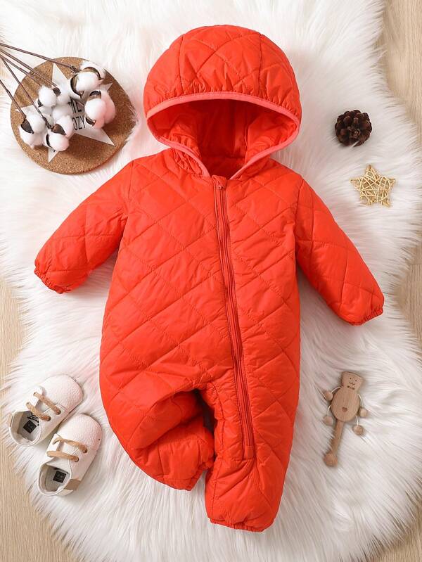 Ropa de bebé niño con capucha para invierno, mono cálido y de moda, mono de exterior, primavera/otoño