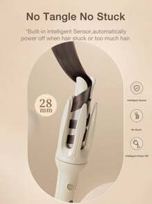 Automatic Hair Curler, Professional Automatic Curling Iron, 4 Temperature & More Heating Modules With Fast Heating For Lasting Beach Waves