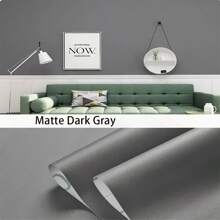1 rolo de papel de parede autoadesivo branco puro, à prova d'água, à prova de umidade, cor sólida, espesso, adequado para sala de estar, quarto, parede de cozinha, adesivos de renovação, painéis de parede removíveis, papel de parede, papéis de parede, itens de decoração de primavera, refresque sua casa, adesivos de decoração Rama