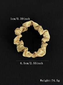40pcs Simple & Elegant Solid Color, Leopard Print, Small Floral Hair Scrunchies, Versatile Hair Accessories For Buns, Variety Of Colors, Fashion Hair Decor For WomenHair Tiesscrunchy Hair Ties, Casual