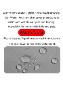 1pc Chair Cover Milk Silk Elastic Waterproof Bench Cover Hotel Restaurant Table Chair Cover