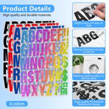 1/2/5 Hojas de letras de hierro para ropa, parches de letras de transferencia de calor de 8.9*11.4 pulgadas, letras de vinilo de colores con hierro A-Z para mochilas, jerseys, camisetas de tela, impresión DIY, transferencias de calor personalizadas, personaliza tu foto/texto/imagen, transferencias de calor para camisetas