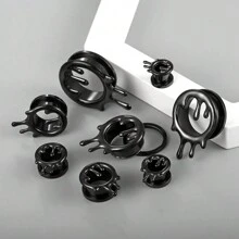 2 件装 316L 不锈钢耳滴管耳塞扩张器穿孔女士男士身体首饰耳塞拉伸器