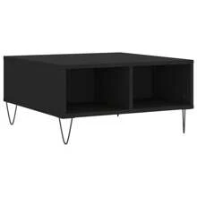 VidaXL Coffee Table Black 60x60x30 Cm Wood