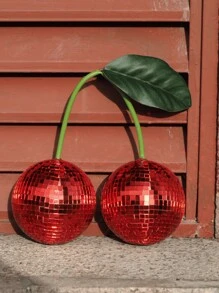 Quả cầu trang trí Disco Cherry cho tường và trang trí nhà cửa, có thể treo trên tường Quả cầu Disco Cherry, Đồ trang trí Disco trái cây màu hồng (ĐỎ) Quà tặng tốt nhất - màu đỏ - Xem 9