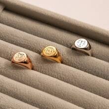 Anillo del Zodíaco - Anillo de Sellos para Hombres - Anillo de Sellos del Zodíaco en Plata, Oro, Oro Rosa - Anillo de Escorpio Regalo de Cumpleaños Personalizado para el Novio