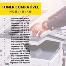Toner Compatível 285a (ce285a) Com Impressora P1102w - P1001 - P1005 - P1102 - M1132
