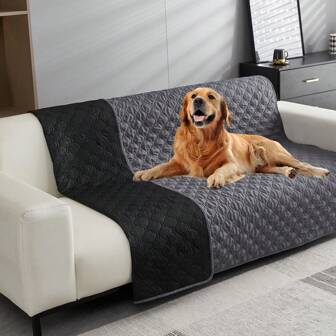 1pc Waterproof Anti-Slip Sofa Cover, Dirt-Resistant Furniture Protector Pad, Suitable For Pets, All Season