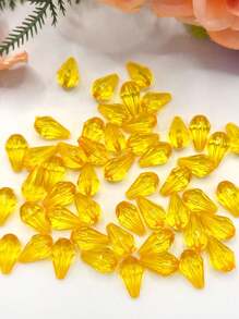 50pcs/Pack 13mm*8mm Acrylic Faux Crystal Waterdrop Shaped Beads For DIY Curtain, Garland, Jewelry Making, Bracelet Craft, Assorted Colors - 50 Water Drop Beads - View 23