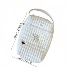 1pc Mommy Diaper Bag Multi-Function Stitching Hanging Pouch Disposable Diaper Storage Bag