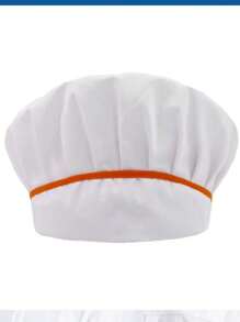 1pc Fashionable Catering Work Cap, Chef Kitchen Hat, Anti-Oil Mesh Cap For Men & Women, Prevents Hair Loss For Restaurant & Food Factory - Multicolor - View 10