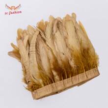 2M Lông đuôi gà trống màu 9-11 inch Băng ruy băng trang trí Lông chim trĩ đen dùng làm đồ thủ công Quần áo lễ hội Trang trí lông vũ Plumas - Nhiều màu - Xem 7