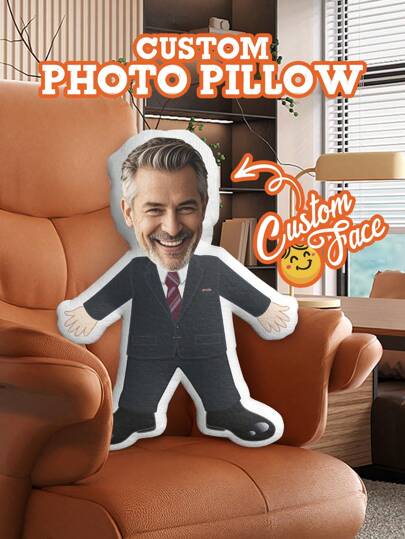 1pc Custom Face Funny Pillow, Personalized Body Pillows With Picture, Custom Face Pillow, Custom Photo Pillow, Custom Picture Pillow, Custom 3D Portrait Pillow, Ideal Gift For Christmas, Birthday Gift For Couples, Wedding Gift, Anniversary Gift, Wedding Gift, Gifts For Her, Gift For Mom, Gift For Boyfriend/Girlfriend, ,Breathable,Lightweight,Washable,Funny,Cute,Love,Soft,Comfortable,Elegant,Simple,Custom,Personalized,Unique,Ideal Gifts For Him,Ideal Gifts For Her,Him,Her,Boyfriend,Girlfriend,Dad,Mom,Family,Friends,For Anniversaries,For Mother's Day,For Birthdays,For Valentine's Day,For Graduation,For Father's Day,For Weddings,For Housewarming,Sofa,Bed,Car,Tea Room,Bedroom,Bathroom,Living Room,Dining Room