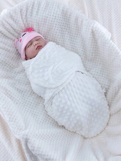 1pc Baby Sleeping Bag, Newborn Receiving Blanket, Soft Swaddle Wrap For Boys & Girls, Suitable For 0-6 Months Infants, Perfect Baby Shower Gift For Baby Girls Love Valentine