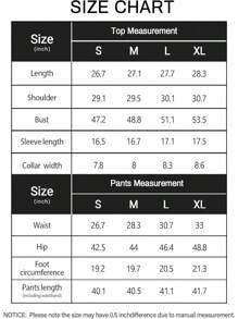 Pajamas For Women Sets Soft Comfy Fluffy Pajama Fleece Pullover Ribbed Pjs Warm Plush Lounge Sleepwear 2 Piece - Màu da - Xem 6