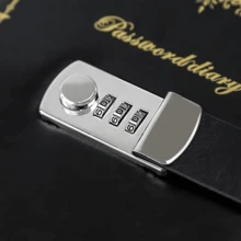 Một cuốn sổ mã theo phong cách cổ điển có khóa, văn học và nghệ thuật đơn giản, dành cho nam và nữ, kết hợp với một cuốn sổ tay có khóa, một cuốn sổ tay sáng tạo đẹp mắt mới và đồ dùng văn phòng phẩm dày - Nhiều màu - Xem 7