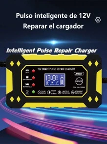 ANDOWL Restaurador de batería de pulso inteligente - Amarillo - Ver 1