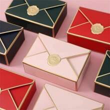 10/50pcs, Blank Packing Paper Gift Box Creative Classic Envelopes Gift Boxes Wedding Favor Boxes Birthday Party Party Cosmetics Packaging Box,