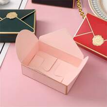 10/50pcs, Blank Packing Paper Gift Box Creative Classic Envelopes Gift Boxes Wedding Favor Boxes Birthday Party Party Cosmetics Packaging Box,