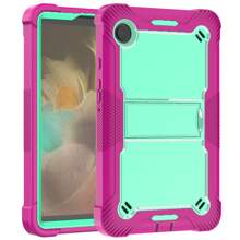 玫瑰红硅胶横支架平板电脑保护套，重型坚固防摔保护套 - 玫紅綠 - 查看 21