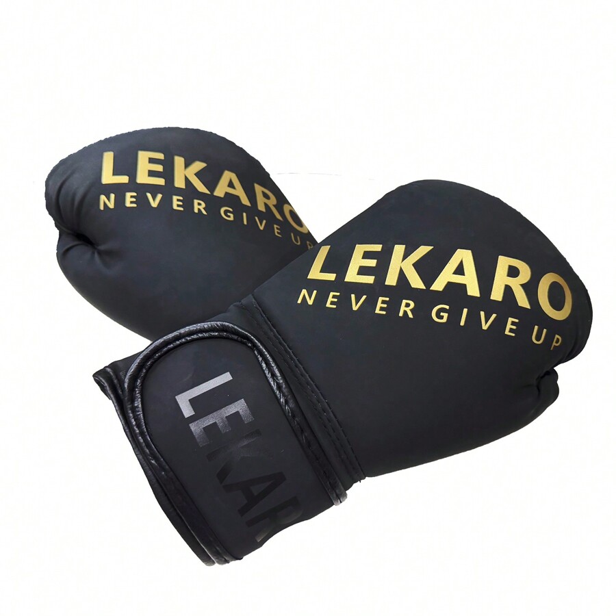 lekaro 8 Unzen/12 Unzen Boxhandschuhe, PU atmungsaktiv, Erwachsene, professionelle Sanda Muay
