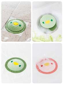 Floor Drain Deodorant Insect-Proof Cover Preventing Odor And Backflow Anti-Odor Plug For Sewer Pipe Home Bathroom Decor Fall Decor Back To School - Multicolor - View 7