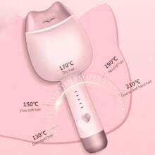 迷你可爱卷发器，32 毫米（1.25 英寸）陶瓷电气石便携式卷发器，带三个温度控制，卷发造型工具 - 英規插(220-240V) - 查看 7