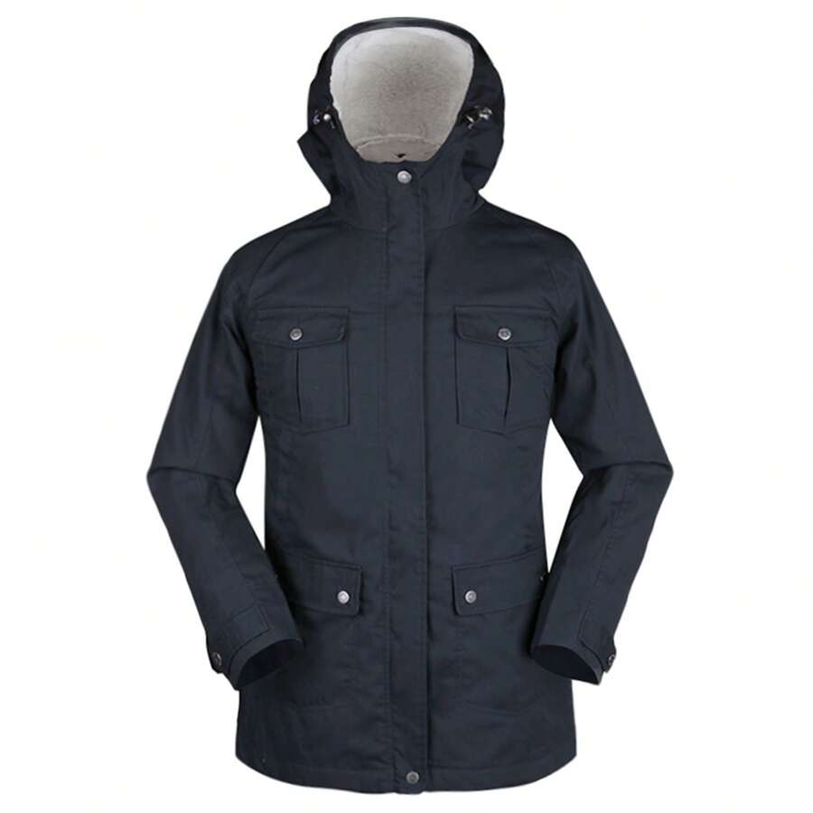 Women's Warm Long Sleeve Hooded Winter Jacket Sports Coat With Thermal Lined - 256998-512 - View 1