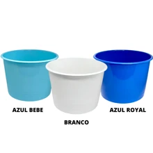 Kit 5 Popcorn Bucket Party Favors Decorative - 淺粉色 - 查看 3