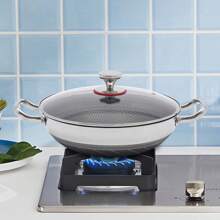 Stainless Steel Pan With Cooking Lid, Non Stick Frying Pan, Stainless Steel Frying Pan 32cm/12.59in