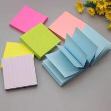 6/8/12/14 Packs Pop Up Lined Sticky Notes 3x3, Easy Post Pop Up Notes Refill, Lined Accordion Style Self-Sticky Note Pads,300 Sheet Pop Up Sticky Notes With Lines, School & Office Accessories - Multicolor - View 11