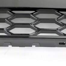 Front Center Bumper Grille Cover Honeycomb Mesh Grill Grille Trim Compatible For A5 RS5 2013-2015 European Model 8T0853651K (No Logos Version) - Black - View 5