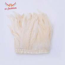 2M Lông đuôi gà trống màu 9-11 inch Băng ruy băng trang trí Lông chim trĩ đen dùng làm đồ thủ công Quần áo lễ hội Trang trí lông vũ Plumas - Nhiều màu - Xem 1