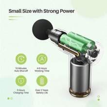 Electric Massager High Frequency Professional Muscle Massage 110V/220V - Xám - Xem 3