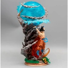 Dragon Ball Figura De Gokú Genkidama Diorama Colección - Naranja - Ver 4