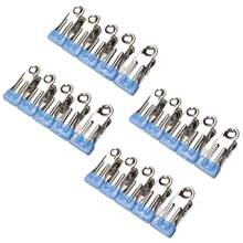 2,16 Zoll schwere Metall-Wäscheklammern 10/20/30 Packungen, Wäscheklammern für Fototrocknen, Wäscheleine, Wäsche, Socken, Beutel-Clips für Lebensmittel, Küche, Edelstahl mit Gummi, 6 Farben, Marke: Cowdro