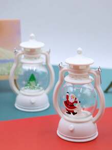 Giáng sinh Led Nến Đèn lồng giấy , Người già , Cây thông noel Đồ trang trí , Bối cảnh , Creative Đồ trang trí , Qủa tặng Đèn - trắng - Xem 9