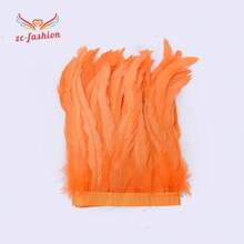 2M Lông đuôi gà trống màu 9-11 inch Băng ruy băng trang trí Lông chim trĩ đen dùng làm đồ thủ công Quần áo lễ hội Trang trí lông vũ Plumas - Nhiều màu - Xem 6