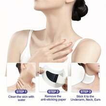 Henuythy 12 片装淋巴引流贴片，男女皆宜 - 非常适合腋窝、颈部和耳朵 - 白色 - 查看 6